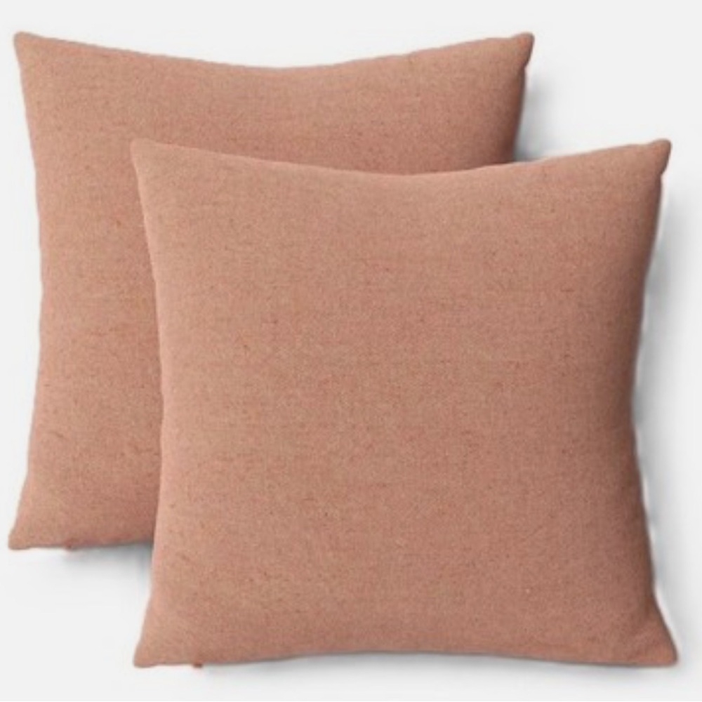 Room Essentials Pink Red Pillow Covers - Picture 2 of 2
